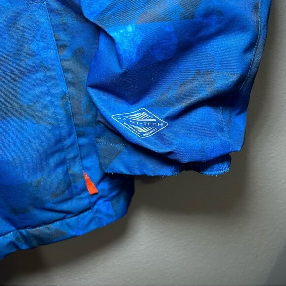 Columbia Interchange Omni Tech wind waterproof blue camo jacket boy’s size large - Picture 5 of 10